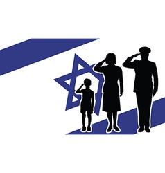 Israel Soldier Family Salute