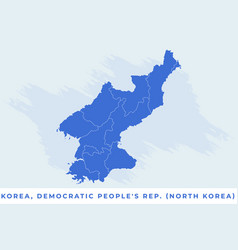 National Map Of North Korea