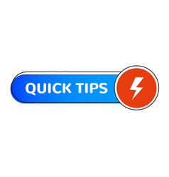 Quick Tips Sticker Modern Style