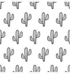 Doodle Cactus Cacti Succulents Pattern