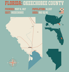 Map Okeechobee County In Florida