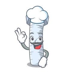 Chef Metal Bolt That Isolated On Mascot