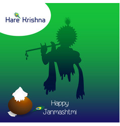 Krishna Janmashtmi Greeting Card Design