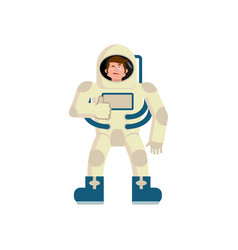 Astronaut Winks Emoji Spaceman Thumbs Up Happy