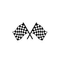 Racing Car Checkered Flag Icon