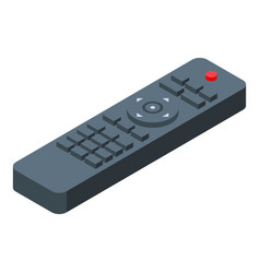 Smart Tv Box Remote Control Icon Isometric