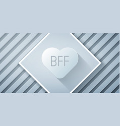 Paper Cut Bff Or Best Friends Forever Icon