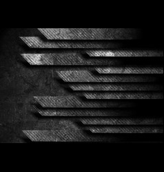 Black Abstract Tech Geometric Background