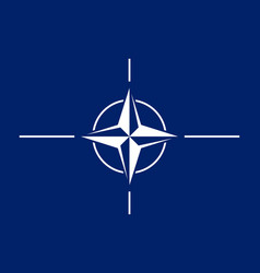 Flag Of Nato - North Atlantic Treaty Organization