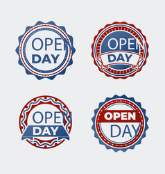 Gradient Open Day Badges