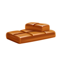 Realistic Caramel Toffee