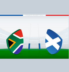 Match Between South Africa And Scotland Of Rugby