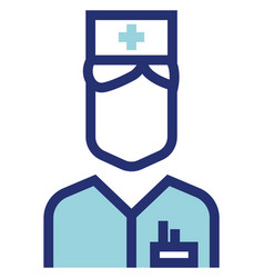 Doctor Icon Medical Staff Symbol Hospital Worker