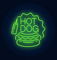 Hot Dog Neon Sign