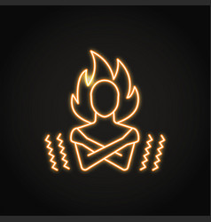 Neon Chills Or Heat Sensations Icon