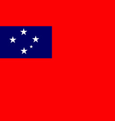 Western Samoa Flag