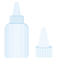 Eye Drops Bottle On A White Background