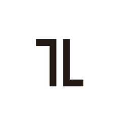 Letter I L Square Geometric Symbol Simple Logo