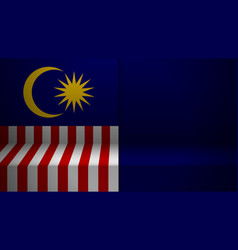 3d Background With Flag Of Malaysia