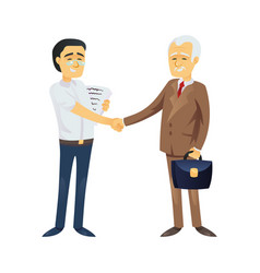 Asian Business Men Shaking Hands