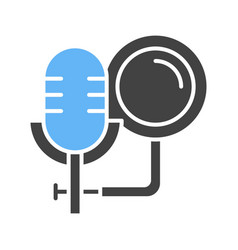 Studio Microphone Icon Image