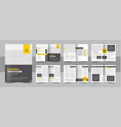 Business Brochure Template Layout Design 12 Page