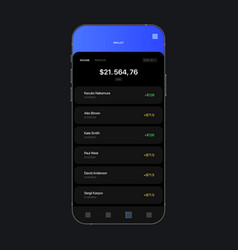 Digital Wallet Ui Screen Concept Incoming