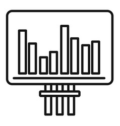 Graph Comparison Icon Outline Compare