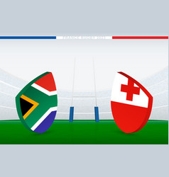 Match Between South Africa And Tonga Of Rugby