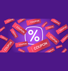 A Poster For Advertising Discounts Coupon