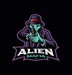 Alien Mafia Mascot Logo Design