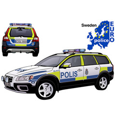 Sweden Police Car