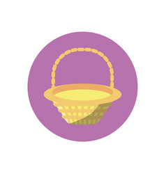 Basket Icon Block Style Design