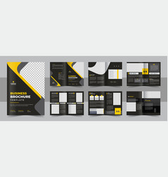 Business Brochure Template Layout Design 12 Page