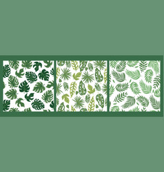 Set Of Patterns With Tropical Leaves