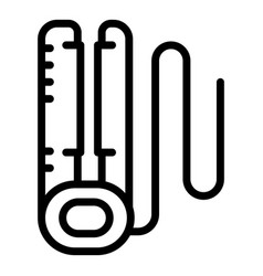 Hair Press Device Icon Outline Hairstyling