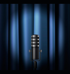 Microphone Realistic Poster