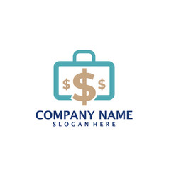 Money Suitcase Logo Design Suitcase Logo Design