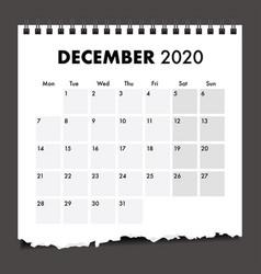 A 2020 Torn Calendar Paper