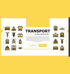 Transport Truck Car Vehicle Ship Landing Header