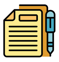 Write Review Icon Flat