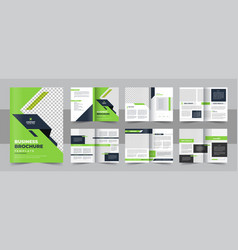 Business Brochure Template Layout Design 12 Page