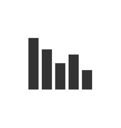 Graph Glyph Icon Isolated