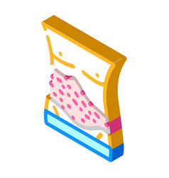 Shingles Skin Disease Isometric Icon