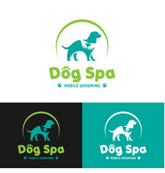 Dog Spa Logo Design Template