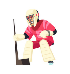 Flat Hockey Goalkeeper