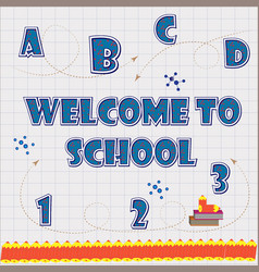 Welcome To School Editable Text Effect