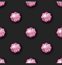 Seamless Pattern With 3d Realistic Pink