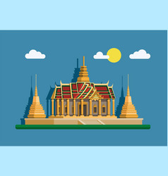 Grand Palace Golden Pagoda Bangkok Thailand