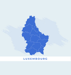 National Map Of Luxembourg